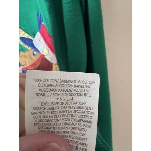 Mini Boden Green Long Sleeve Applique Tee Animals Marching Band 4-5 Years NWT - Picture 5 of 5